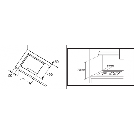 MONDIN VD302VNEC Εστία Αερίου Domino 30cm